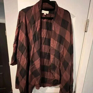 Knox Rose Frayed Cardigan - XL